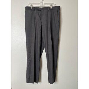Stafford Mens Gray‎ Dress Pants 36x29 Polyester/Viscose Blend